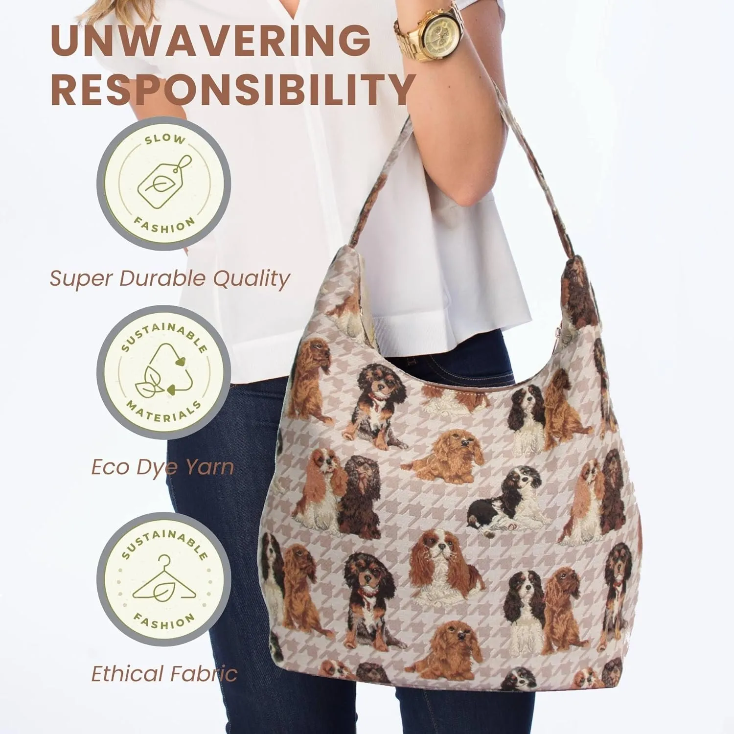 Signare Tapestry Hobo Shoulder bag Slouch Purse For Women