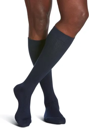Sigvaris Men's Casual Cotton 186 Calf High Compression Socks 15-20mmHg