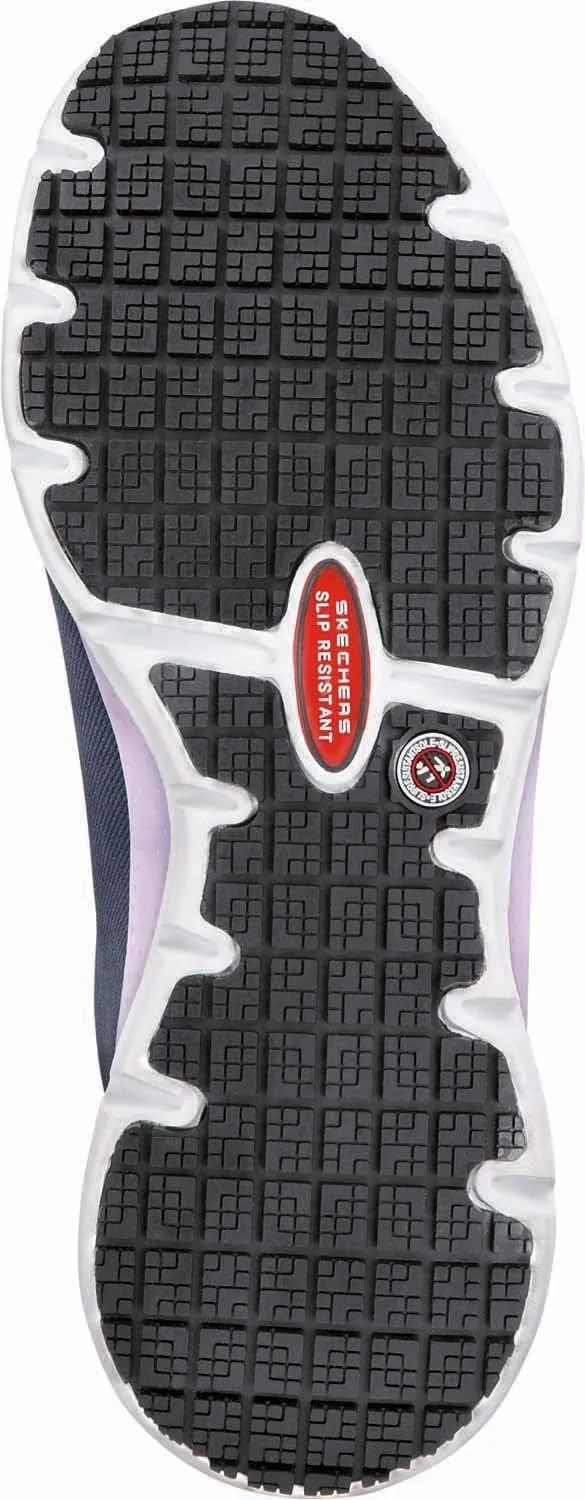 Skechers Arch Fit Work Leslie, Women's, Alloy Toe, Slip Resistant Low Athletic Slip On Work Shoe