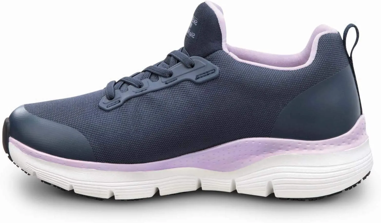 Skechers Arch Fit Work Leslie, Women's, Alloy Toe, Slip Resistant Low Athletic Slip On Work Shoe