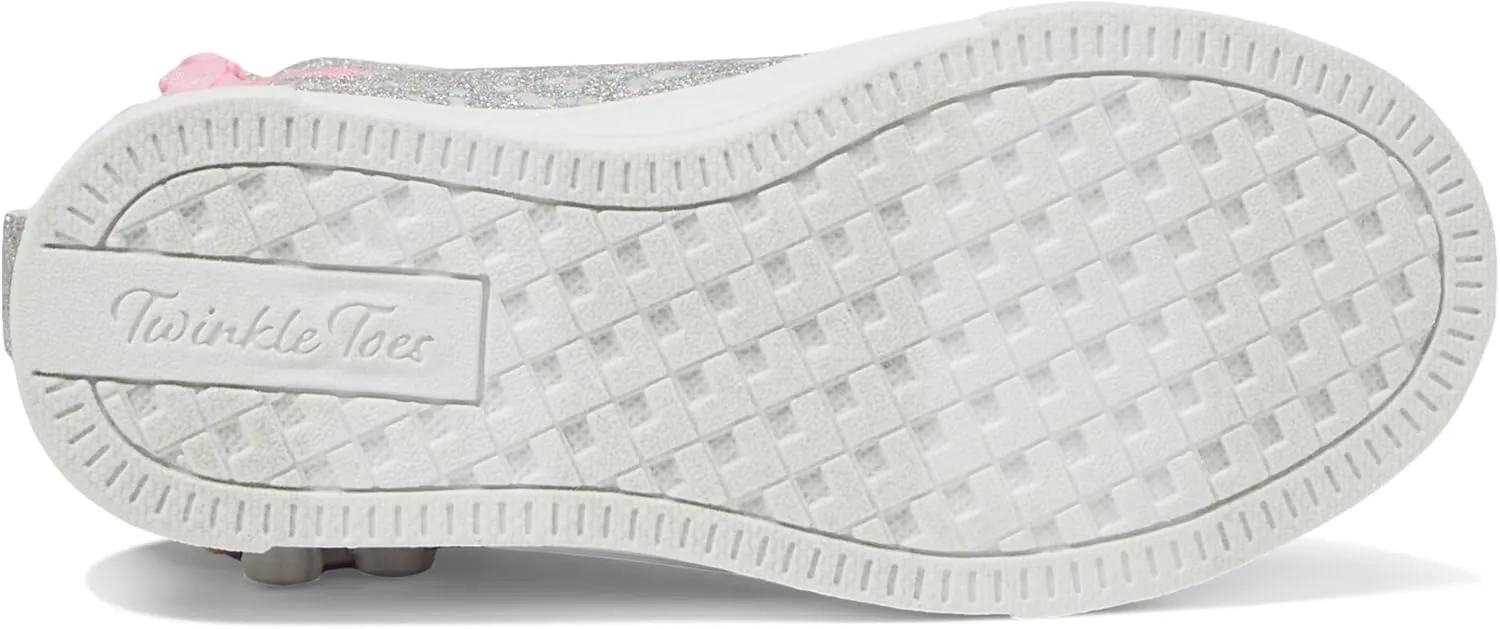 Skechers Girls' Twinkle Sparks-Charm Bestie Sneaker