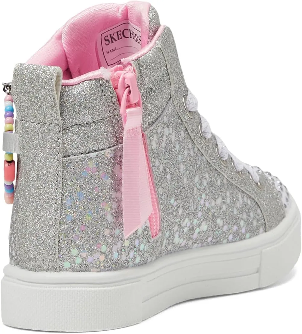 Skechers Girls' Twinkle Sparks-Charm Bestie Sneaker