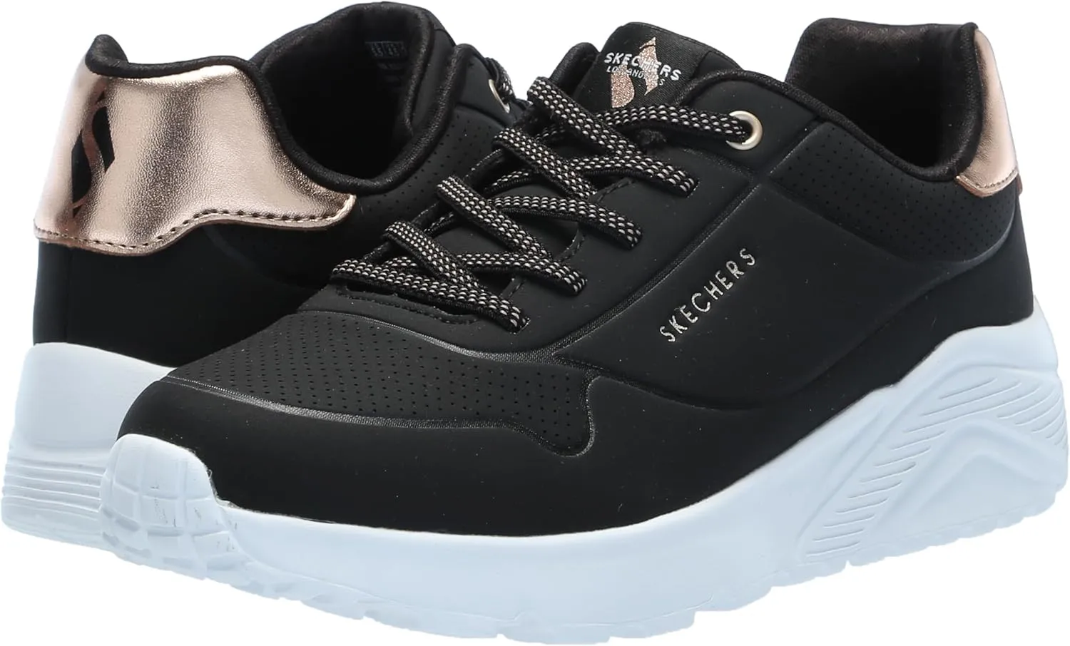 Skechers Girl's Uno Lite-Metallic Shimmers Sneaker