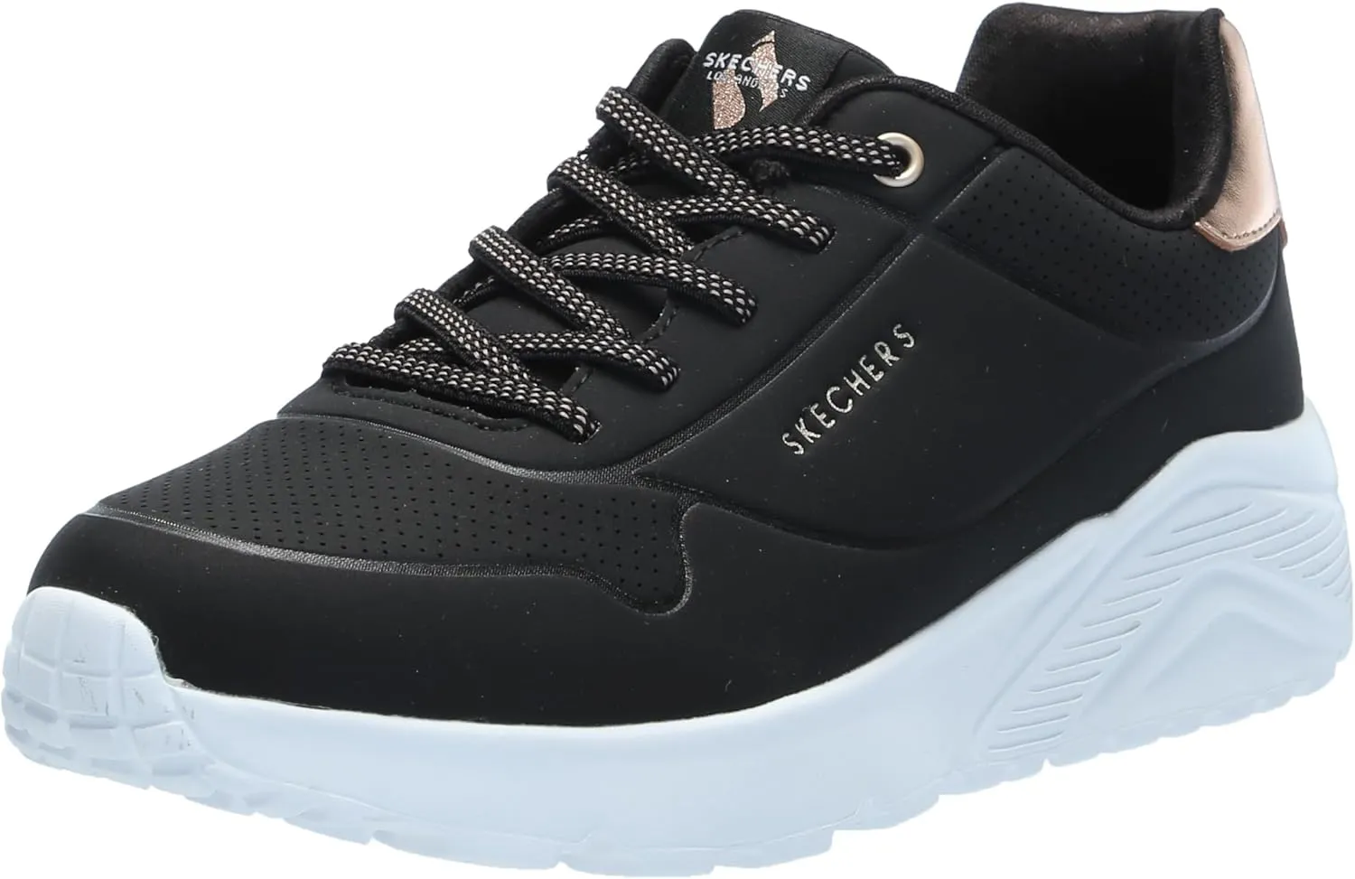 Skechers Girl's Uno Lite-Metallic Shimmers Sneaker