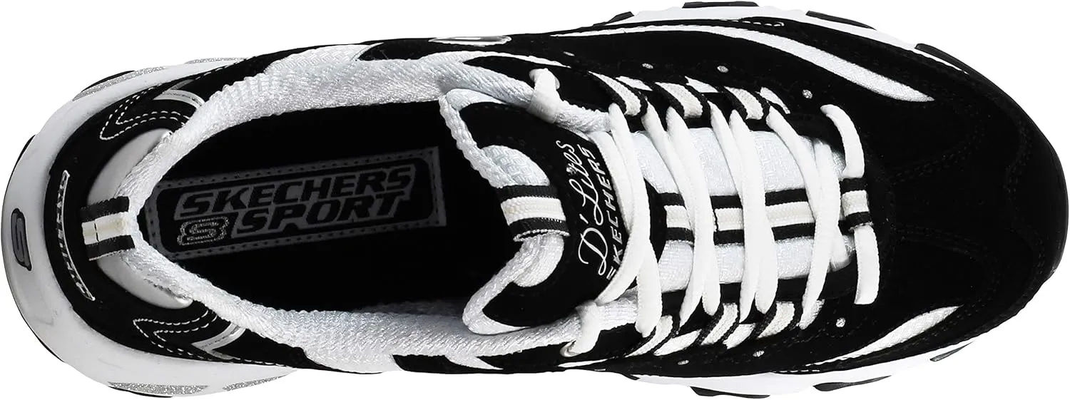 Skechers Sport Women's D'Lites Original Non-Memory Foam Lace-Up Sneaker
