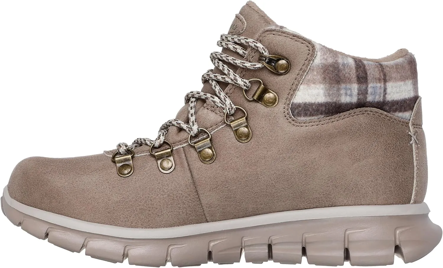 Skechers Women's Synergy-Plaid Mood Ankle Boot