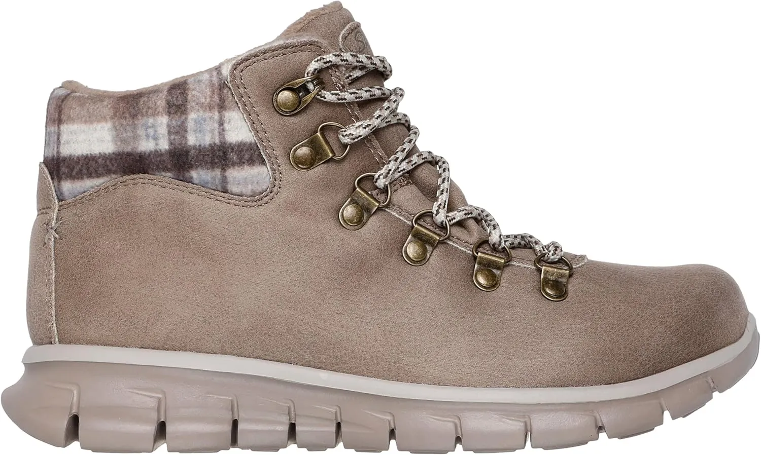 Skechers Women's Synergy-Plaid Mood Ankle Boot