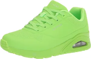 Skechers Women's Uno-Night Shades Sneaker Cooled Memory Foam, Skech-Air Midsole, Durabuck Upper