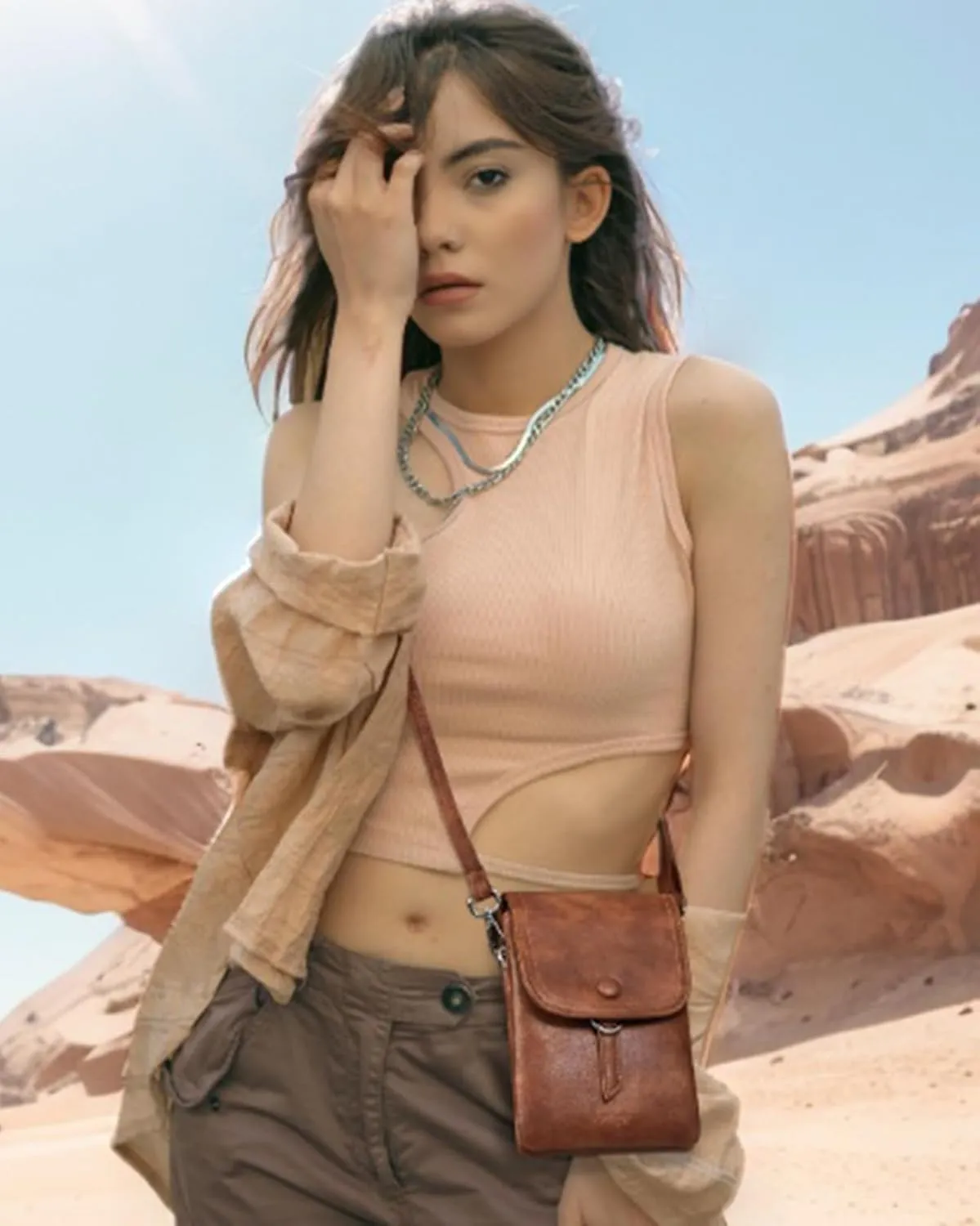 Small Crossbody Bags for women,Soft Leather Cell Phone Purse Lightweight,Little Crossbody Purses Women Trendy with Card slots