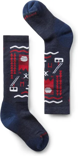 Smartwool Unisex Kid's Wintersport Full Cushion Ski Day Over-The-Calf Socks (Toddler/Little Big