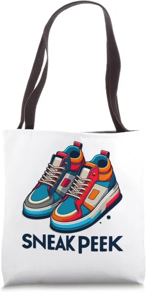Sneakerhead's Dream - Vibrant Sneaker Culture Kicks Design Tote Bag