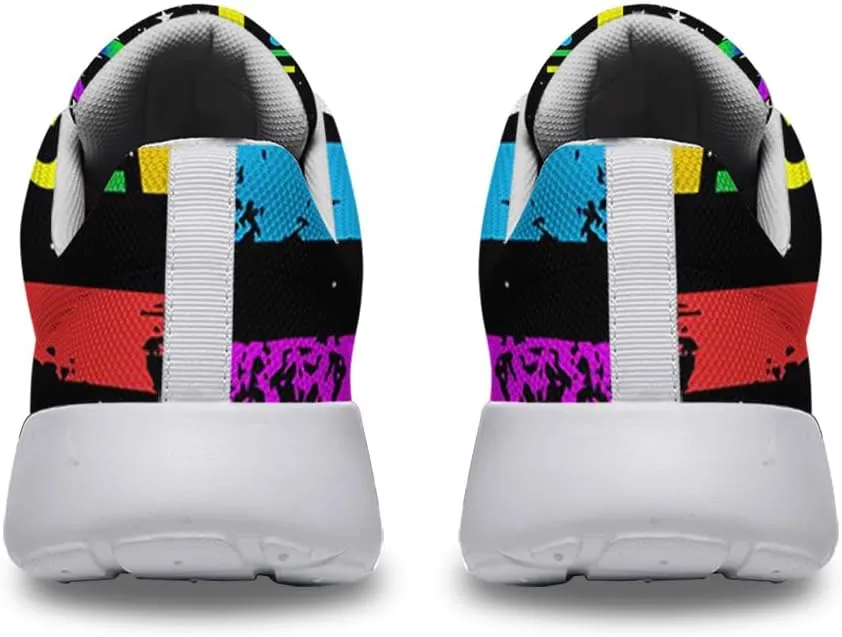 Sonzj-II Autism Shoes for Men Women Running Sneakers Breathable Casual Sport Tennis Shoes Gift for Him Her