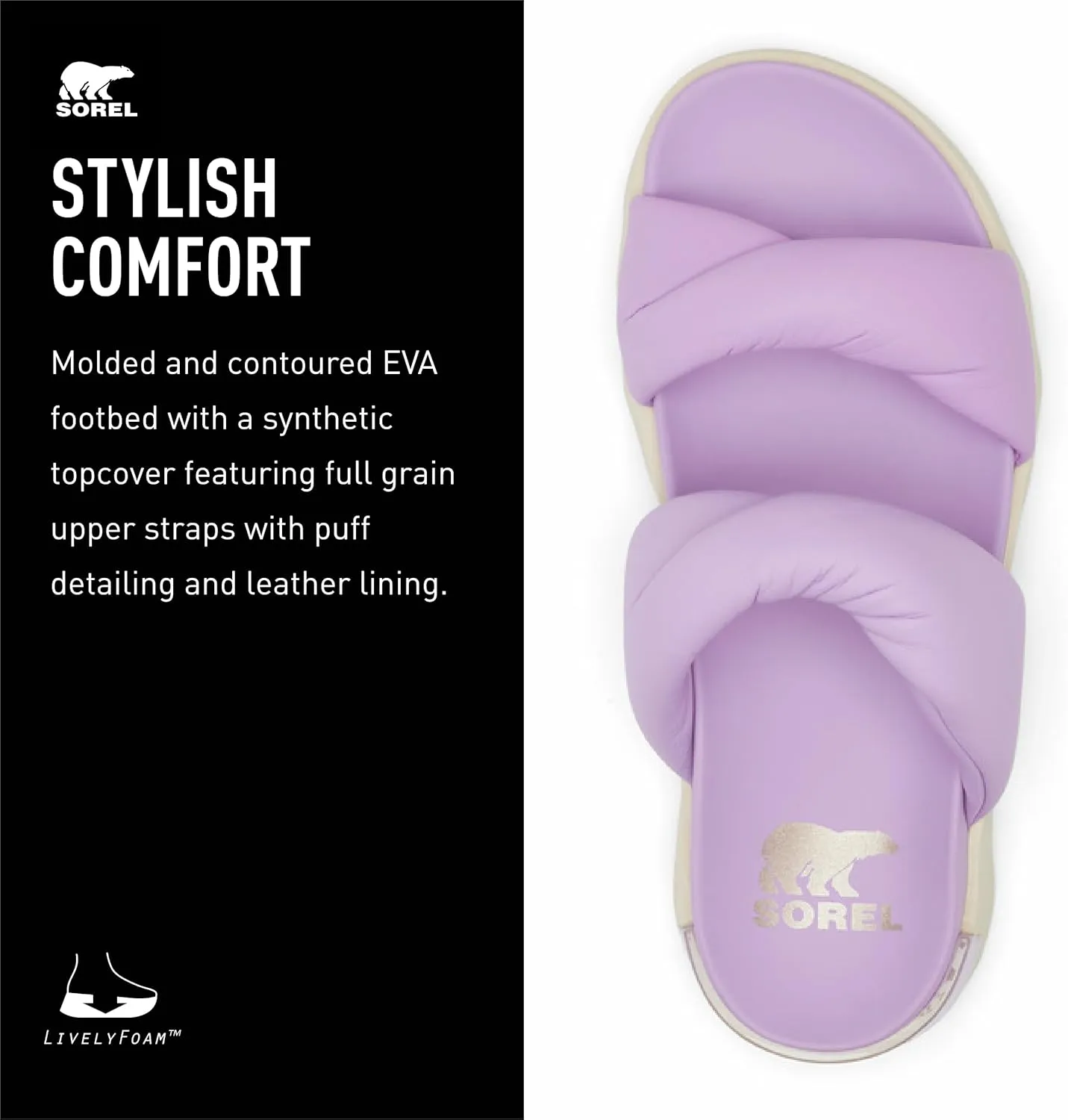 Sorel Women's Viibe Twist Slide Sandals