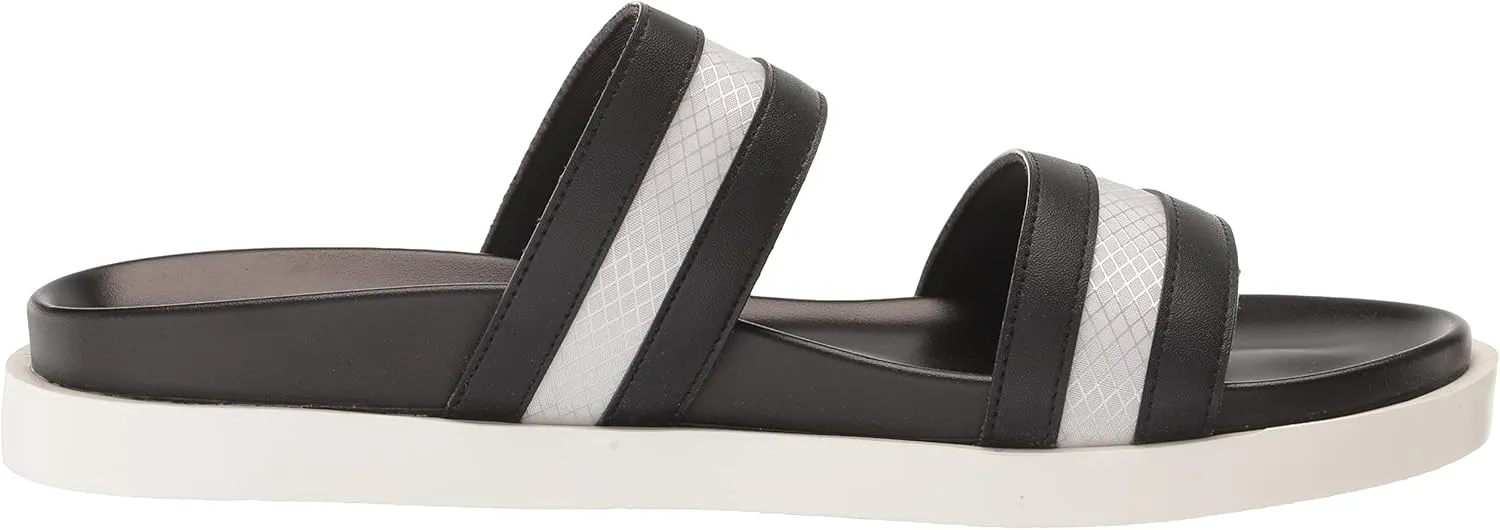 STACY ADAMS Men's Metro Double Strap Slide Sandal Flat