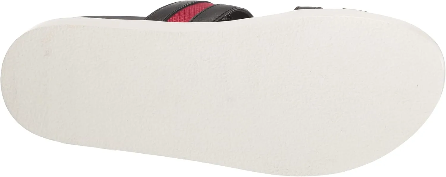 STACY ADAMS Men's Metro Double Strap Slide Sandal Flat