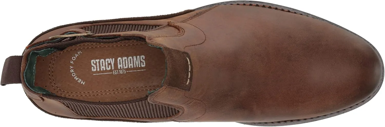 STACY ADAMS Men's Oskar Buckle Boot Chelsea