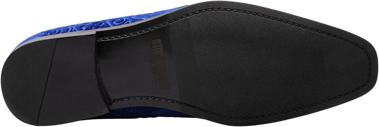 STACY ADAMS Men's Saunders Velour Slip on Loafer