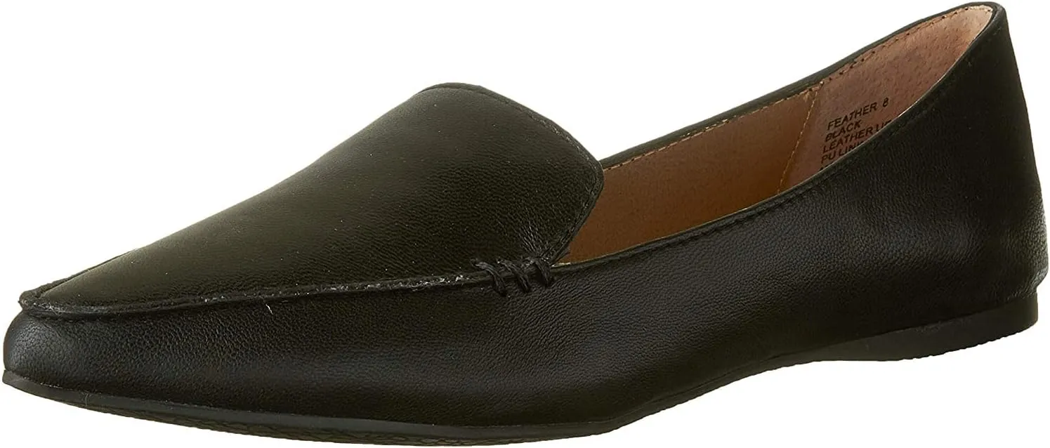 Steve Madden Women's Feather Loafer Flat