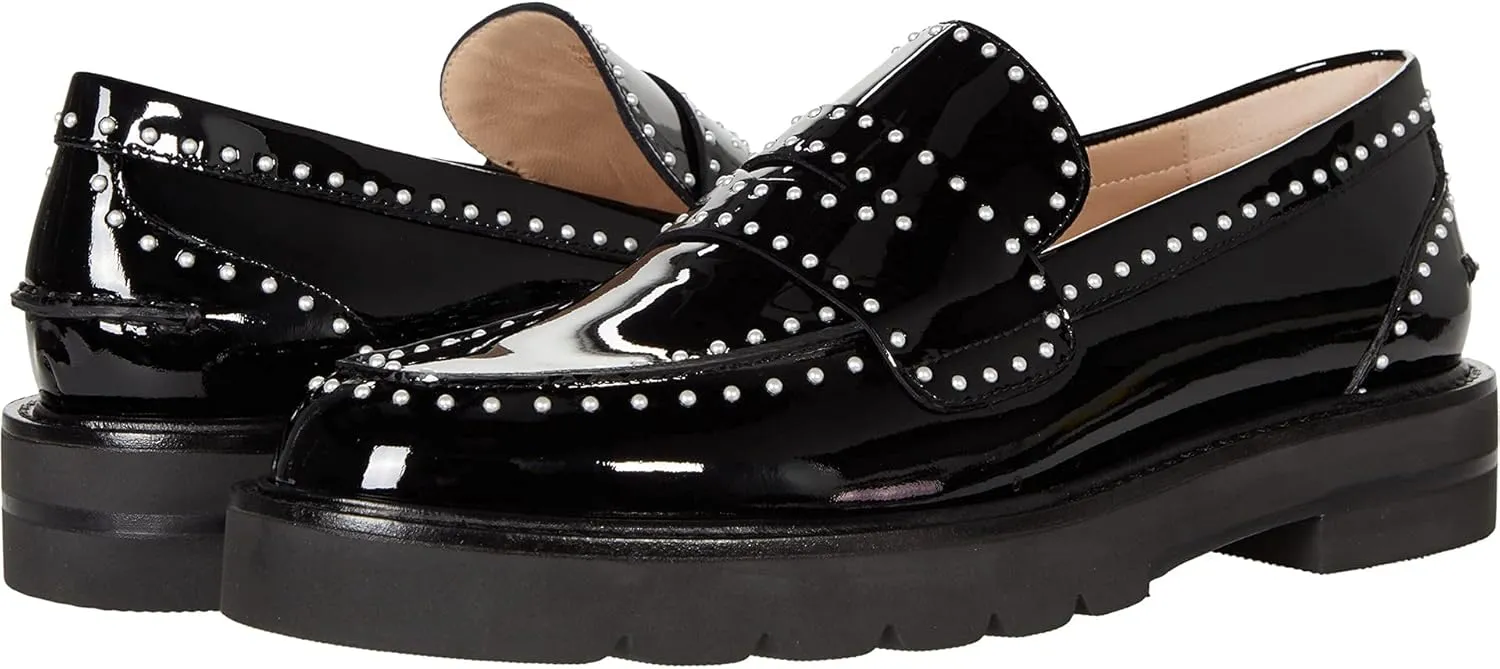 Stuart Weitzman Parker Lift Mini Pearl Loafer