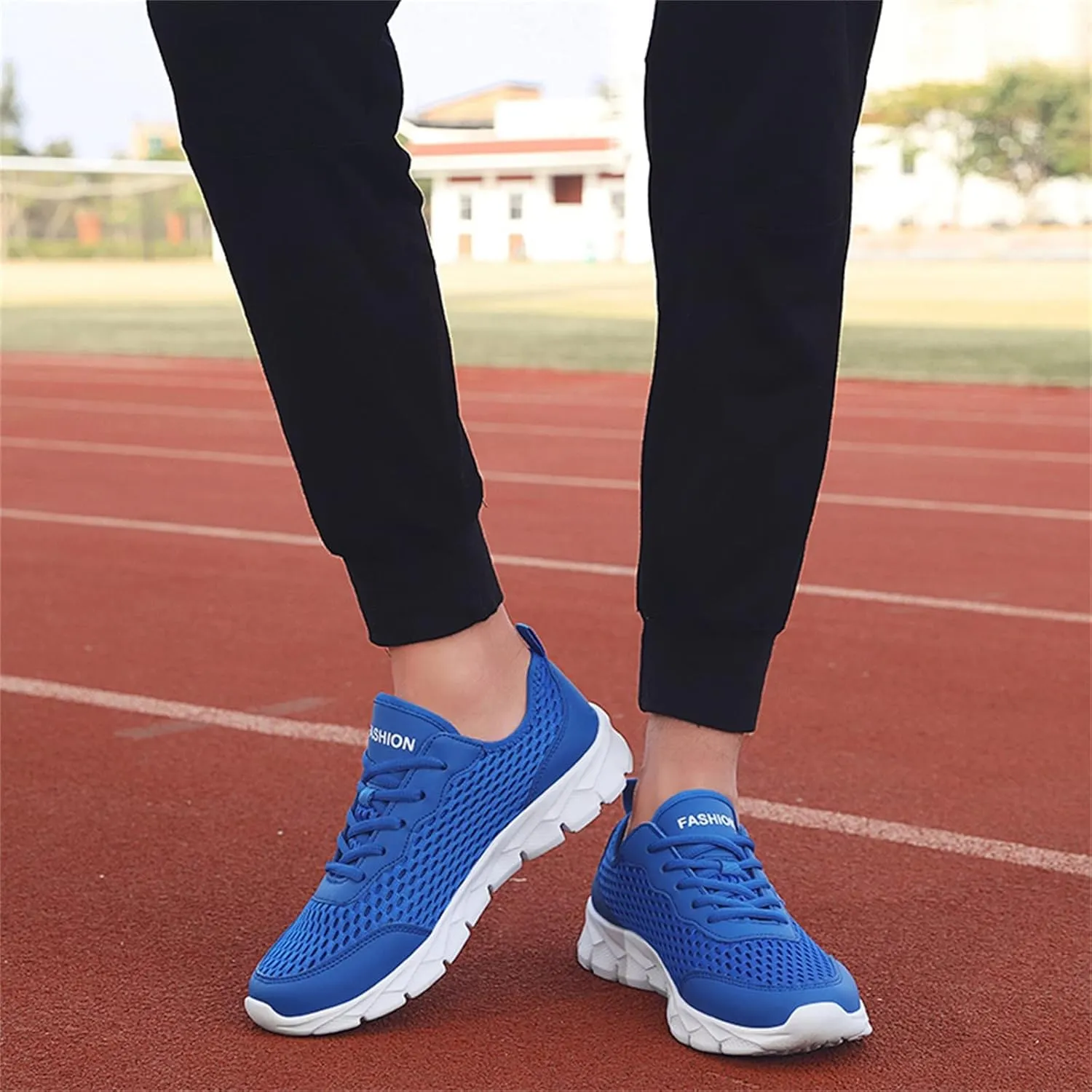 Tennis Shoes Womens Lightweight Comfortable Lace up Womens Running Shoes Breathable Men's Casual Shoes Black Sneakers Steel Toe Tennis Shoe Cross Trainer Shoe