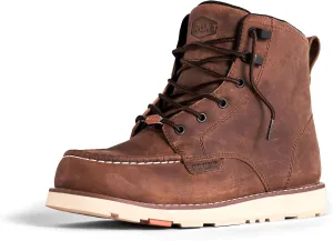 The BRUNT Marin (Comp Toe) - 6" Waterproof Safety Toe Work Boot - Electrical Hazard Rated - Slip   Oil Resistant - Adjustable Width System