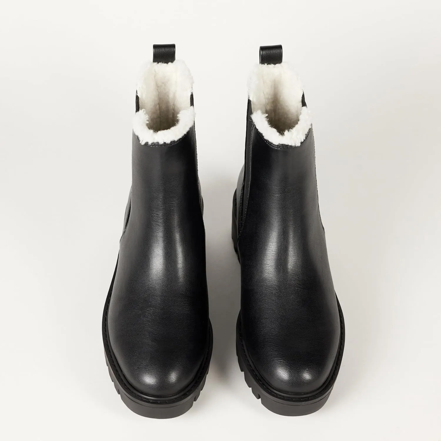 The Drop Women's Campbell Sherpa Chelsea Boot