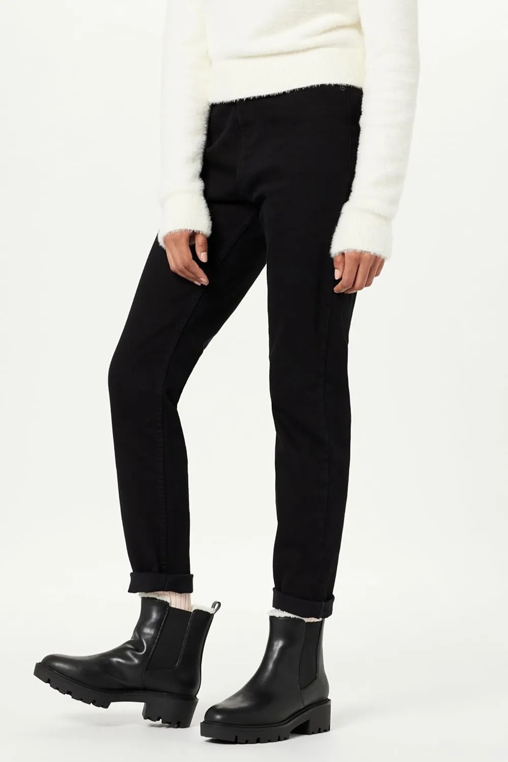 The Drop Women's Campbell Sherpa Chelsea Boot