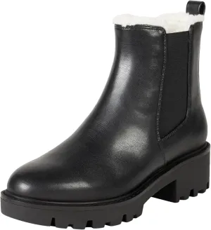 The Drop Women's Campbell Sherpa Chelsea Boot