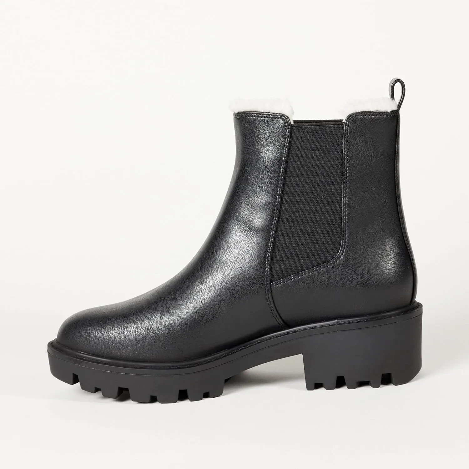 The Drop Women's Campbell Sherpa Chelsea Boot