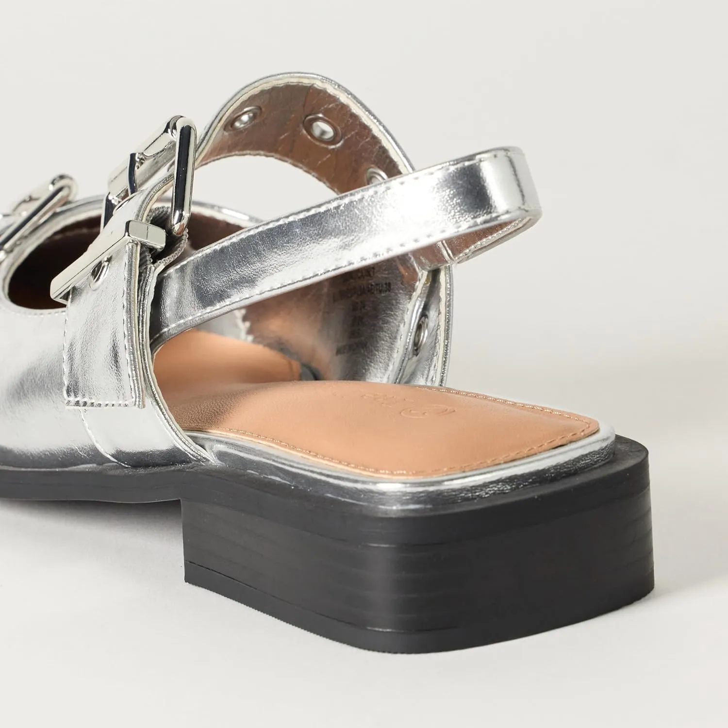 The Drop Women's Evie Moto Pointed Toe Flat