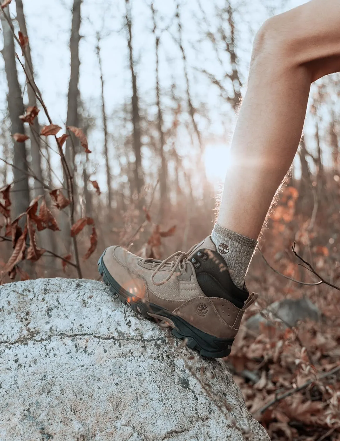 Timberland Men's Wool, Hiking, Winter, Thermal Boot, Full Cushioned Low Cut Quarter Socks with Arch Support