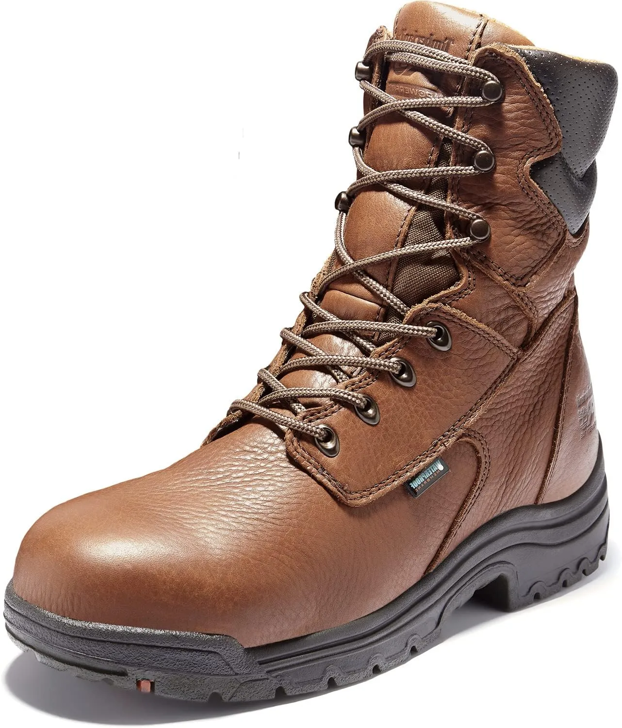 Timberland PRO Men's Titan 8 Inch Alloy Safety Toe Waterproof Industrial Work Boot, Brown, 11 Wide