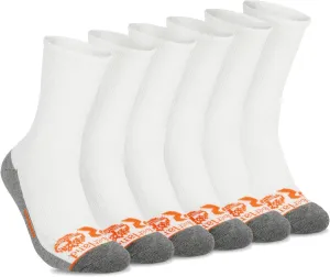 Timberland PRO Sorbtek Moisture Control Mens Socks, Arch Support, Cushioned Footbed (Size 7-12 Multiple Colors 6 Pairs)