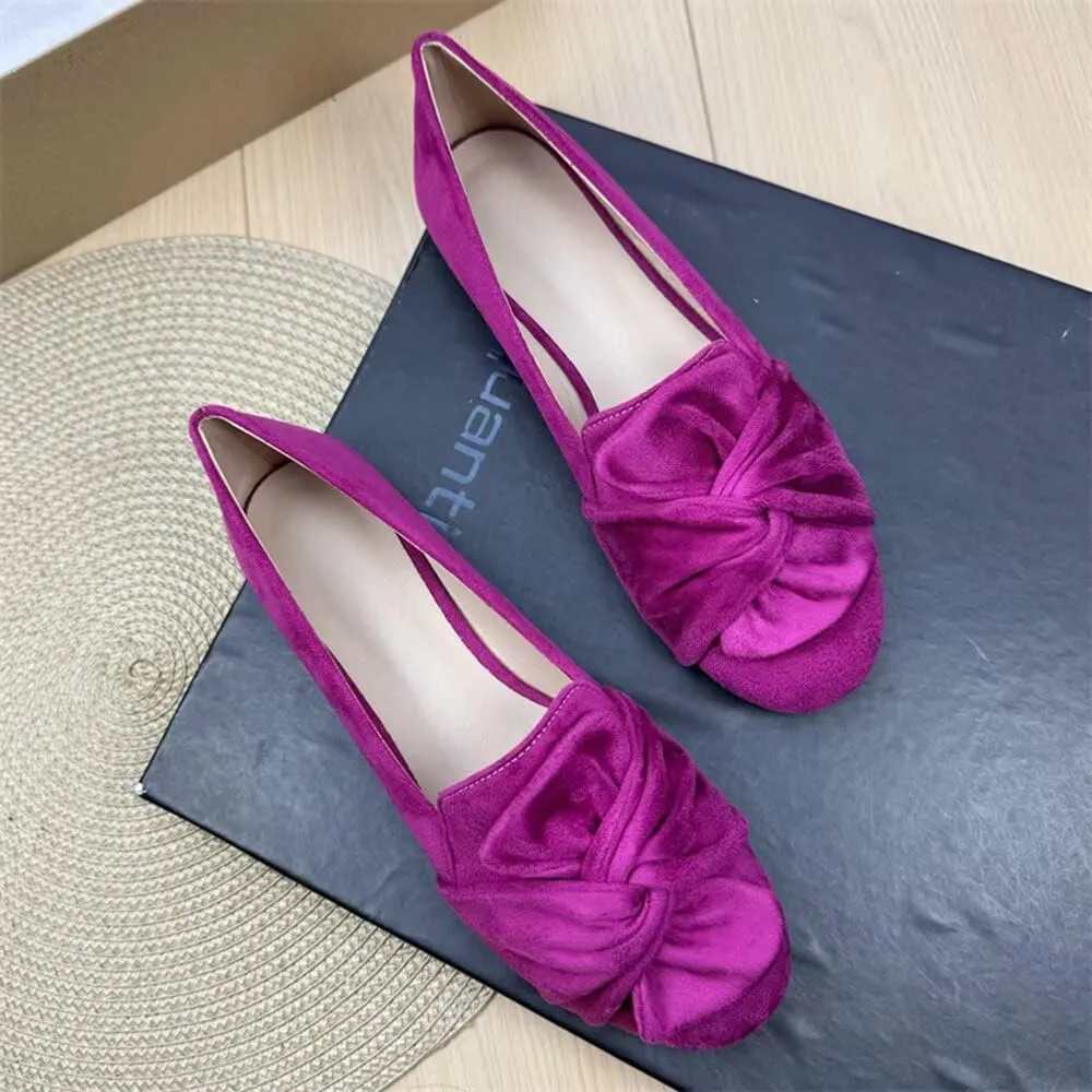 TN TANGNEST Women Fashion Pointed Toe Dress Shoes Comfortable Flat Ballet Shoes