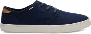 TOMS Mens Carlo Lace Up Sneakers Shoes Casual - Black