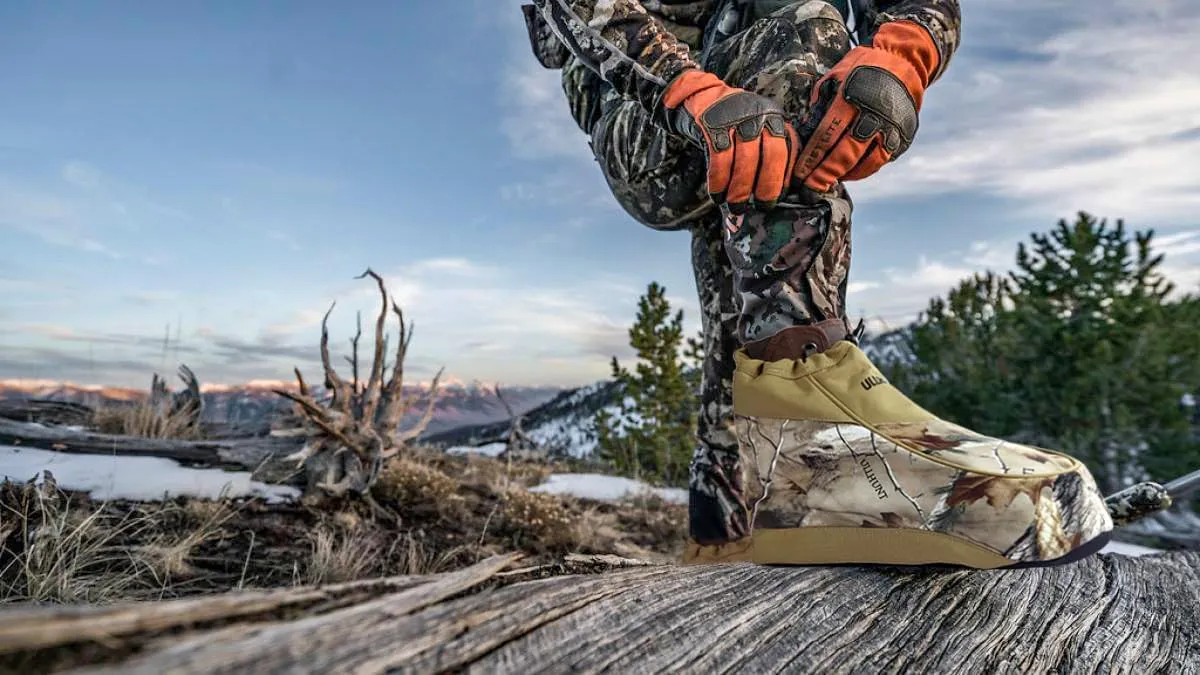 UIIHUNT Insulated Boot Covers, Hunting Boot Insulators, Water-Resistant, Lightweight Warmth, Premium Cold Weather Protection for Hunting, Tree Stand & Saddle Accessories