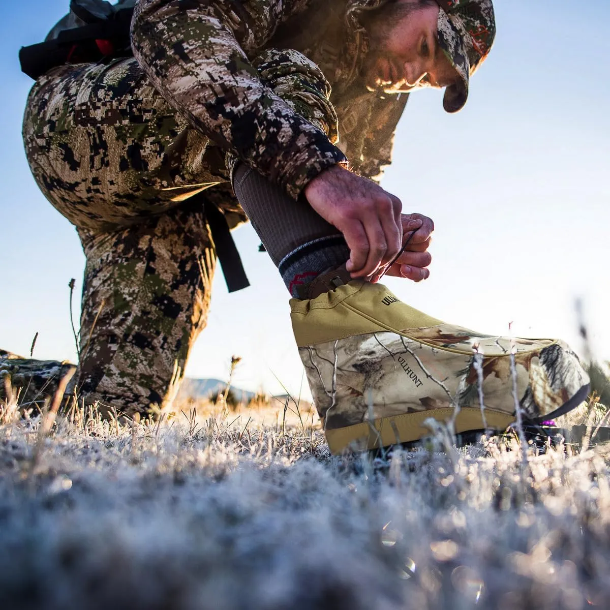 UIIHUNT Insulated Boot Covers, Hunting Boot Insulators, Water-Resistant, Lightweight Warmth, Premium Cold Weather Protection for Hunting, Tree Stand & Saddle Accessories