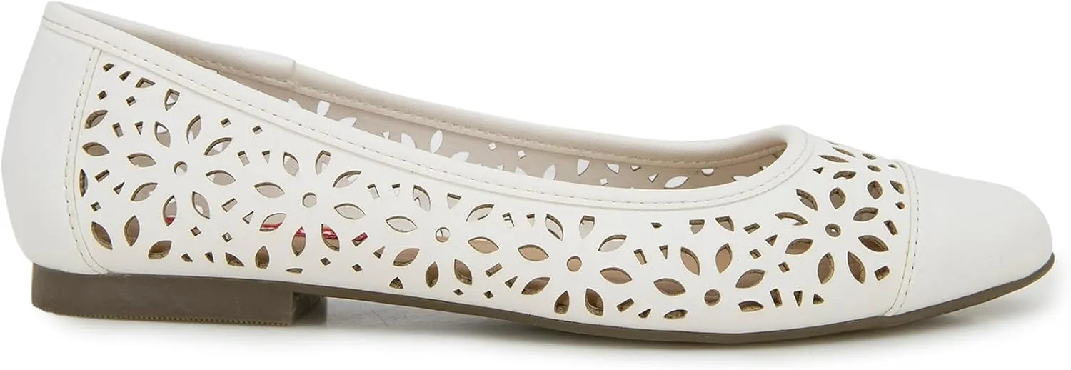 UNIONBAY Women's Willis Pointed Toe Flat