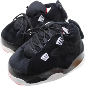 Unisex Cosy Trendy Sneaker Slippers - Warm Plush Anti-Skid Rubber Sole Comfy Fluffy Shoes - One-Size 6-12 Fleece Lined House Shoes