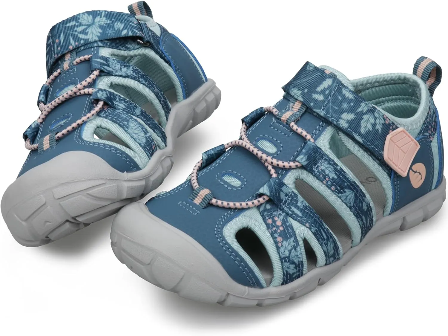 UOVO Boys Girls Sandals Summer Shoes Closed Toe Lightweight Outdoor Athletic Sports (Toddler/Little Kid/Big Kid)