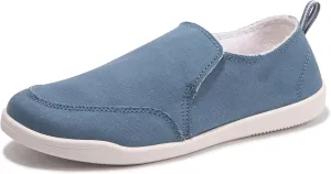 Vanessa Women's Slip On Canvas Sneakers with Arch Support Insoles Low Top Casual Walking Shoes Comfy Fashion Loafers
