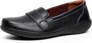 VenusCelia Women's Band Walking Flat Loafer
