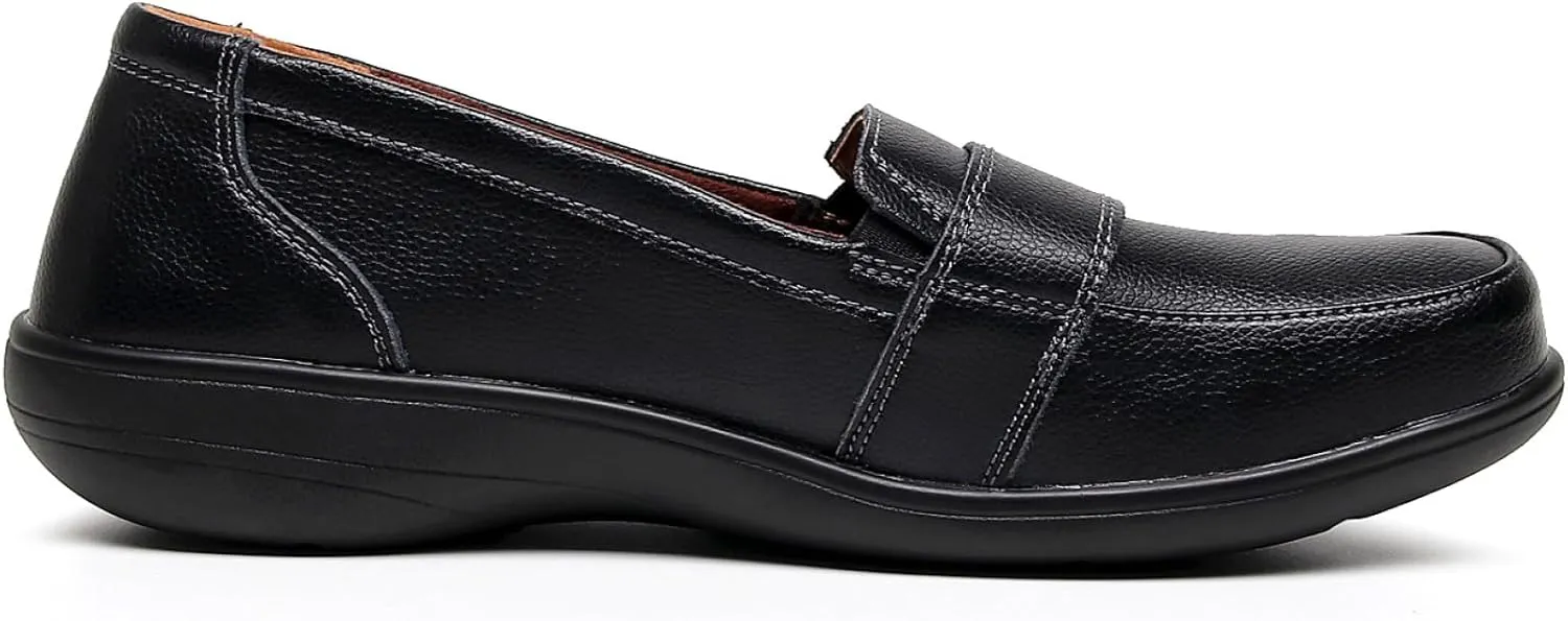 VenusCelia Women's Band Walking Flat Loafer