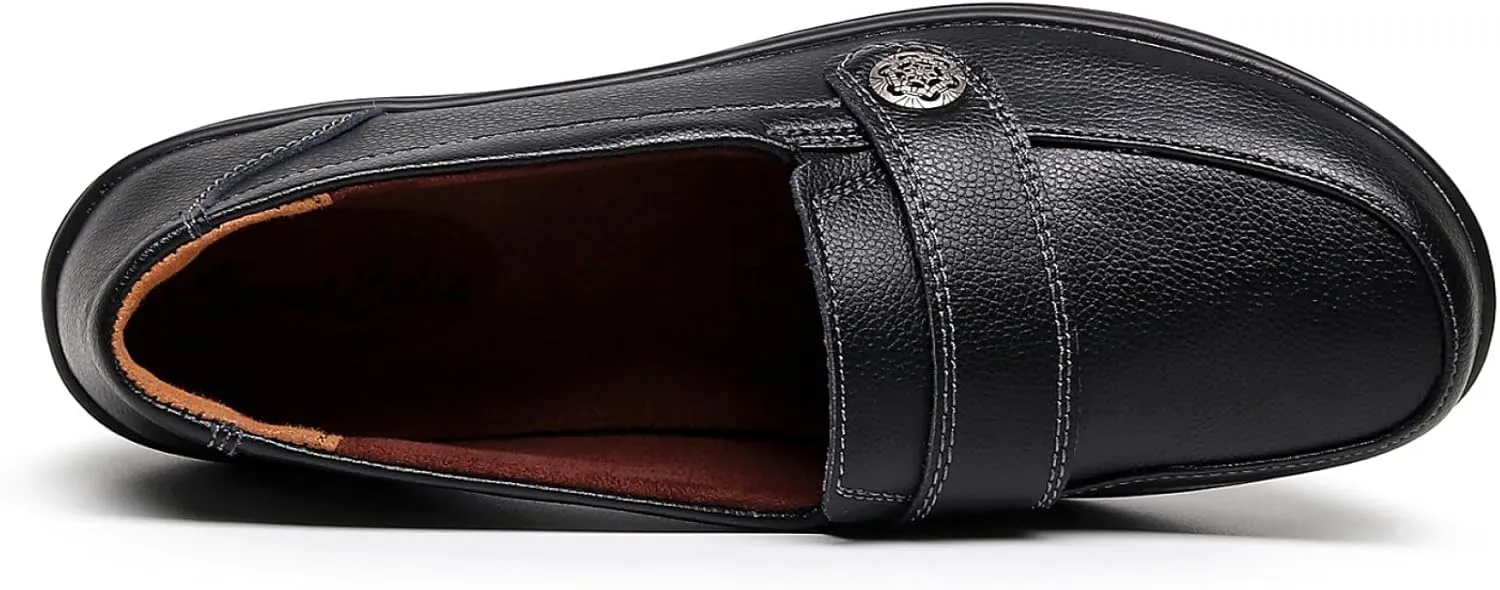 VenusCelia Women's Band Walking Flat Loafer