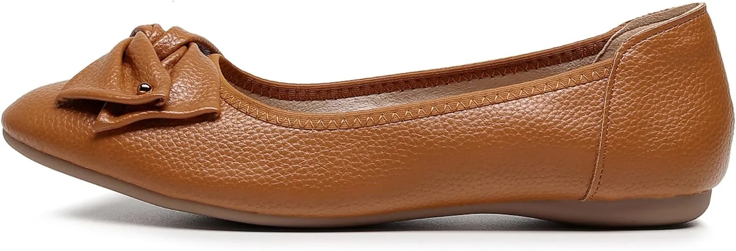 VenusCelia Women's Bows Dance Flats Shoes