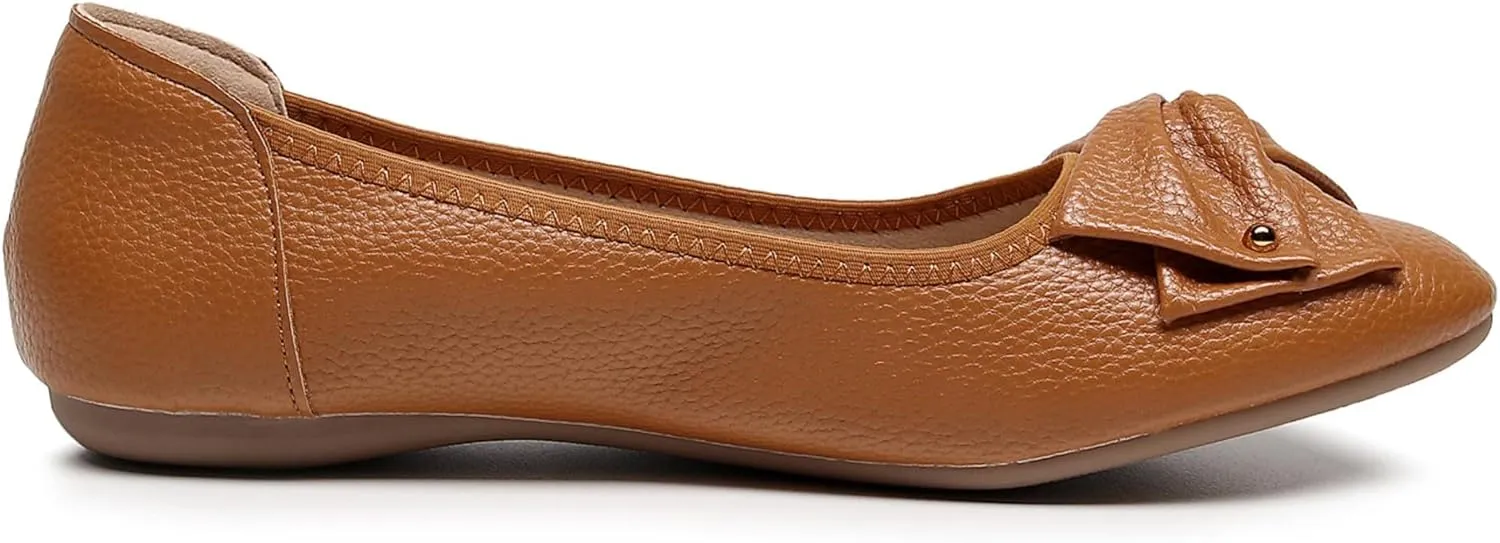 VenusCelia Women's Bows Dance Flats Shoes