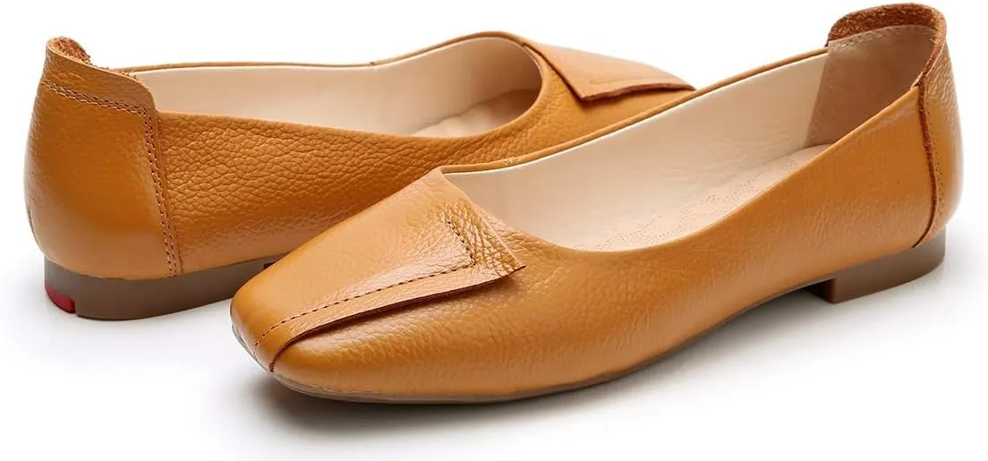 VenusCelia Women's Plain Dance Flat Shoe