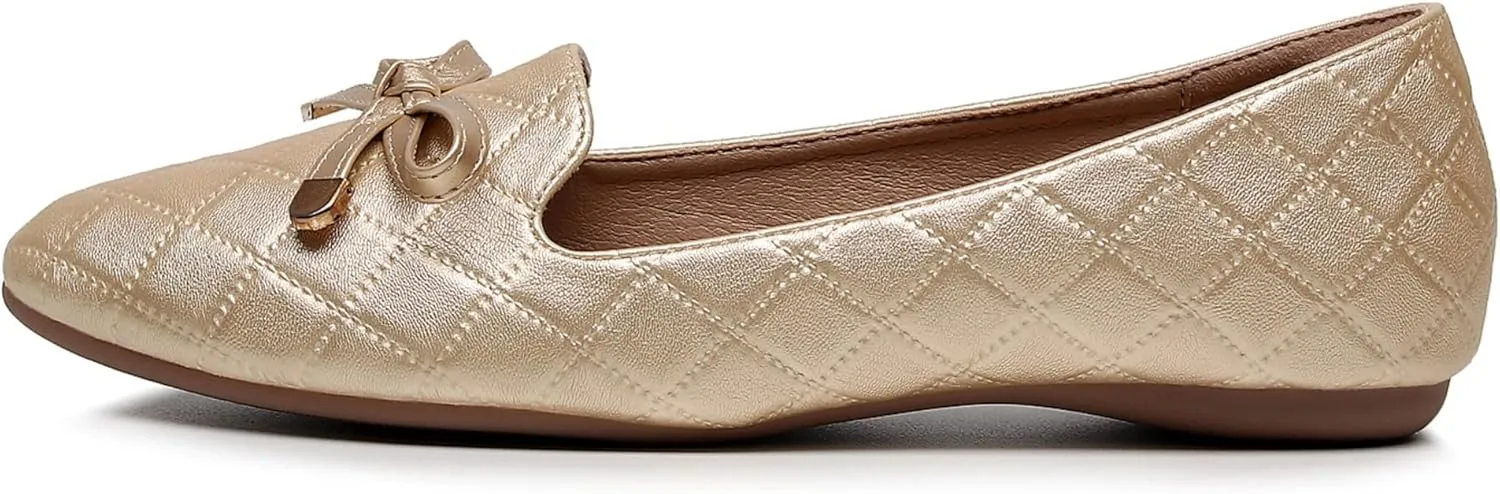 VenusCelia Women's Serenity Bow Flat Shoe