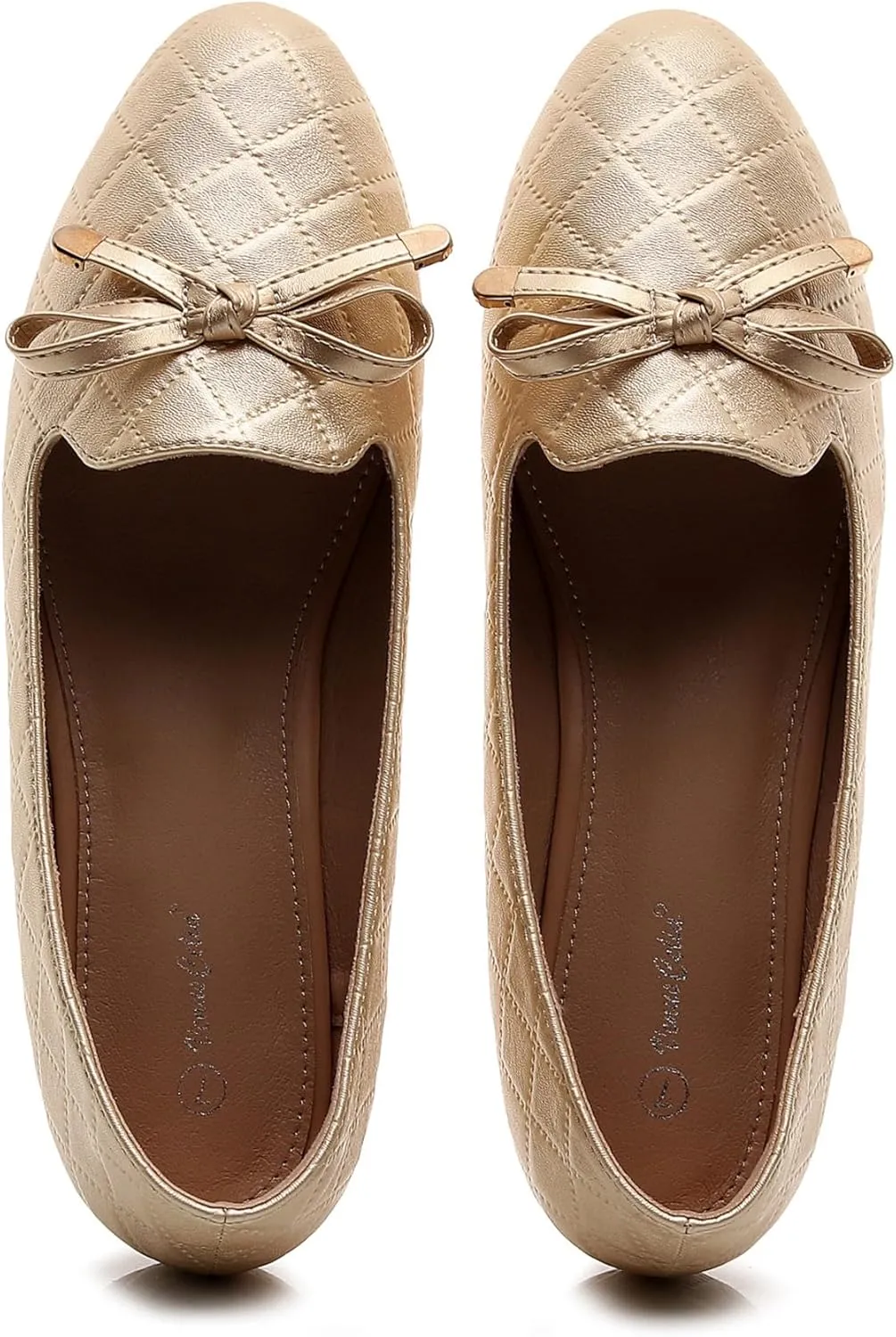 VenusCelia Women's Serenity Bow Flat Shoe