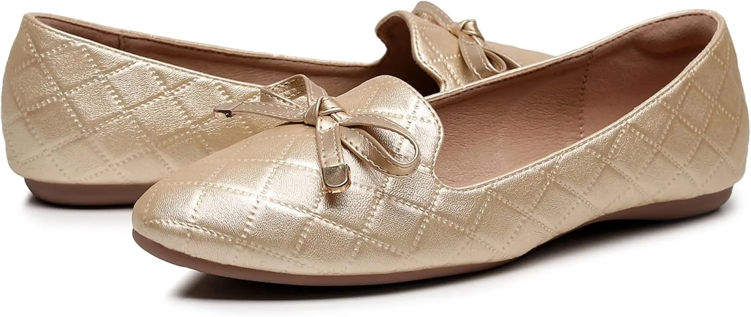 VenusCelia Women's Serenity Bow Flat Shoe